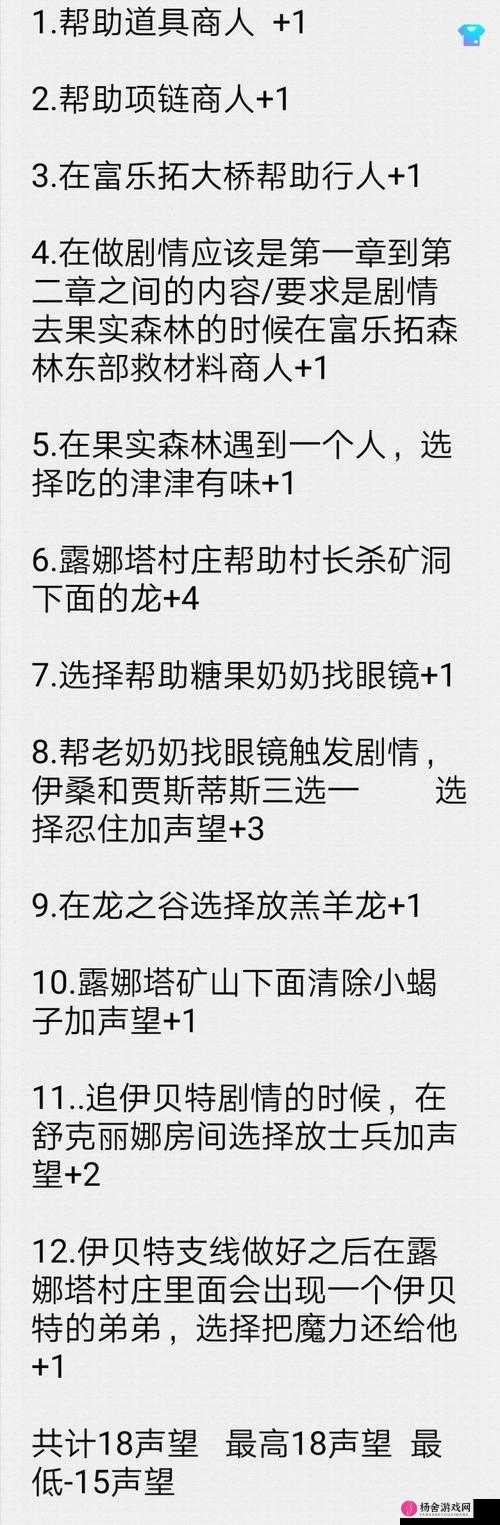 魔女之泉4游戏内声望任务全面解析及高效获取途径汇总指南